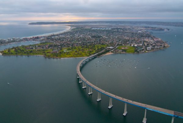 Coronado Bridge Aeriel View